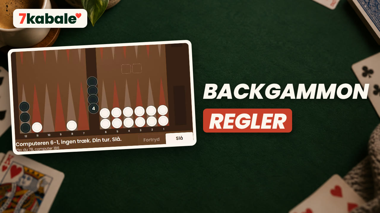 Backgammon: Spil gratis online, regler og opstilling