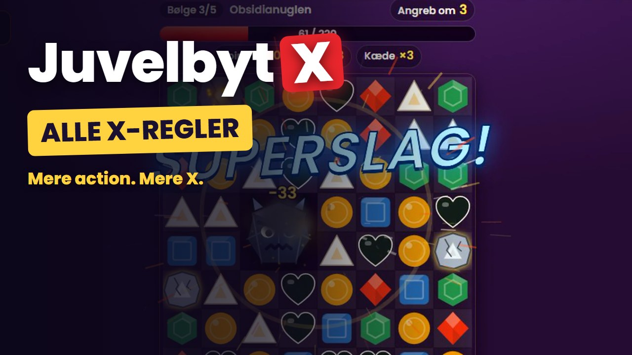 Juvelbyt X: tre på stribe med bosser, kaskader og superslag