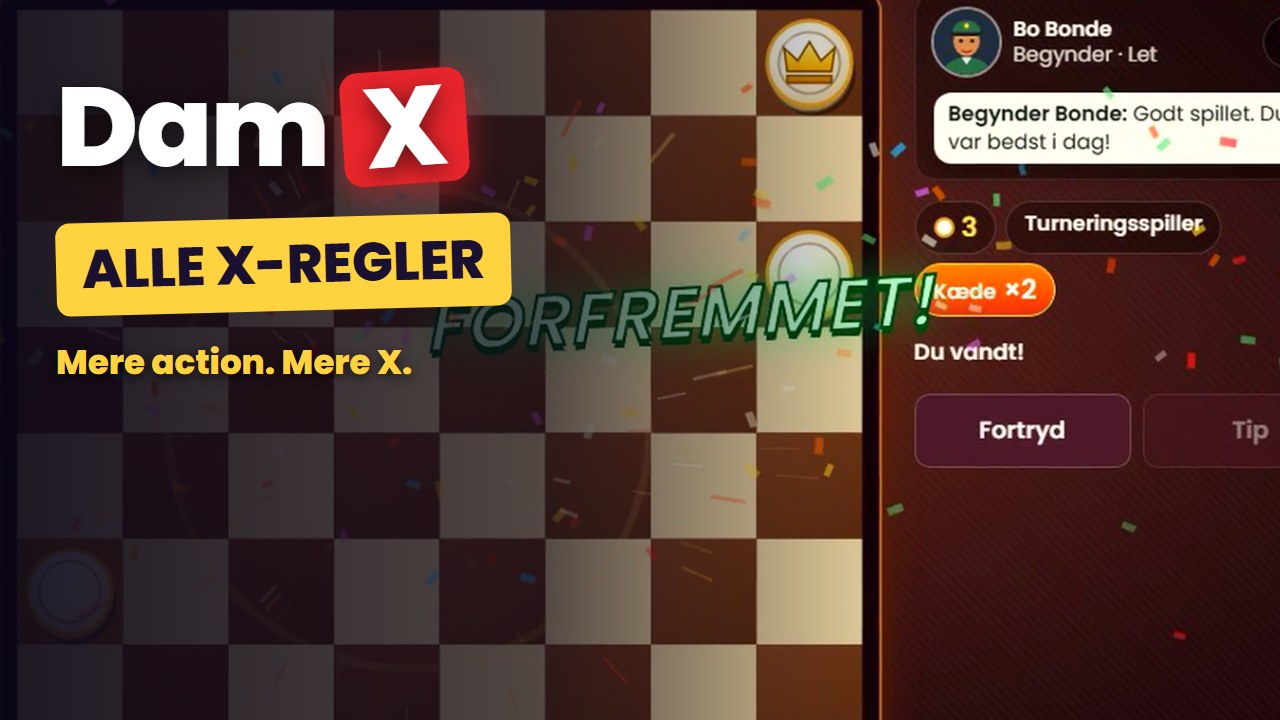Dam X: slag i serie, kronen falder og rang til verdensmester