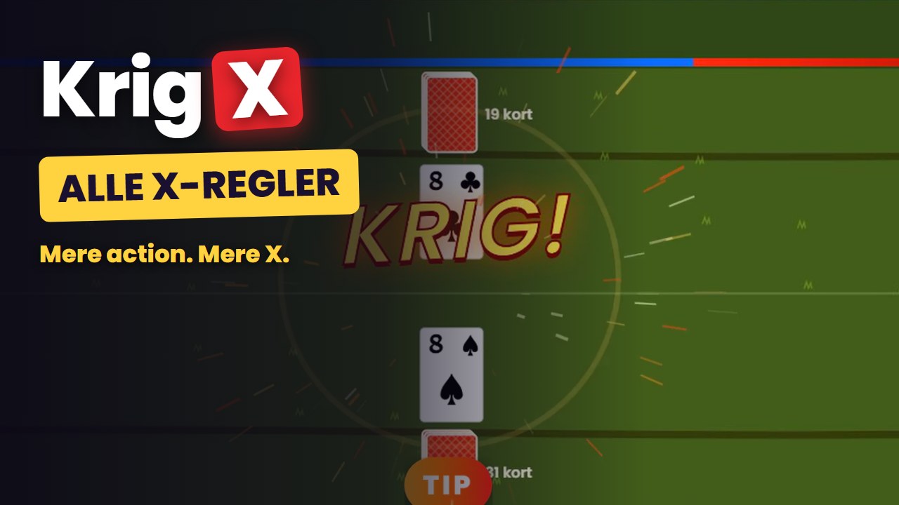 Krig X: kortspillet krig med hære, kanoner og dobbelt krig