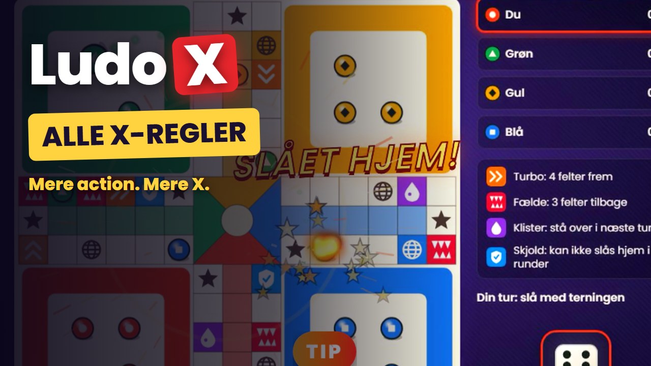 Ludo X: turbo, fælder, klister og skjold