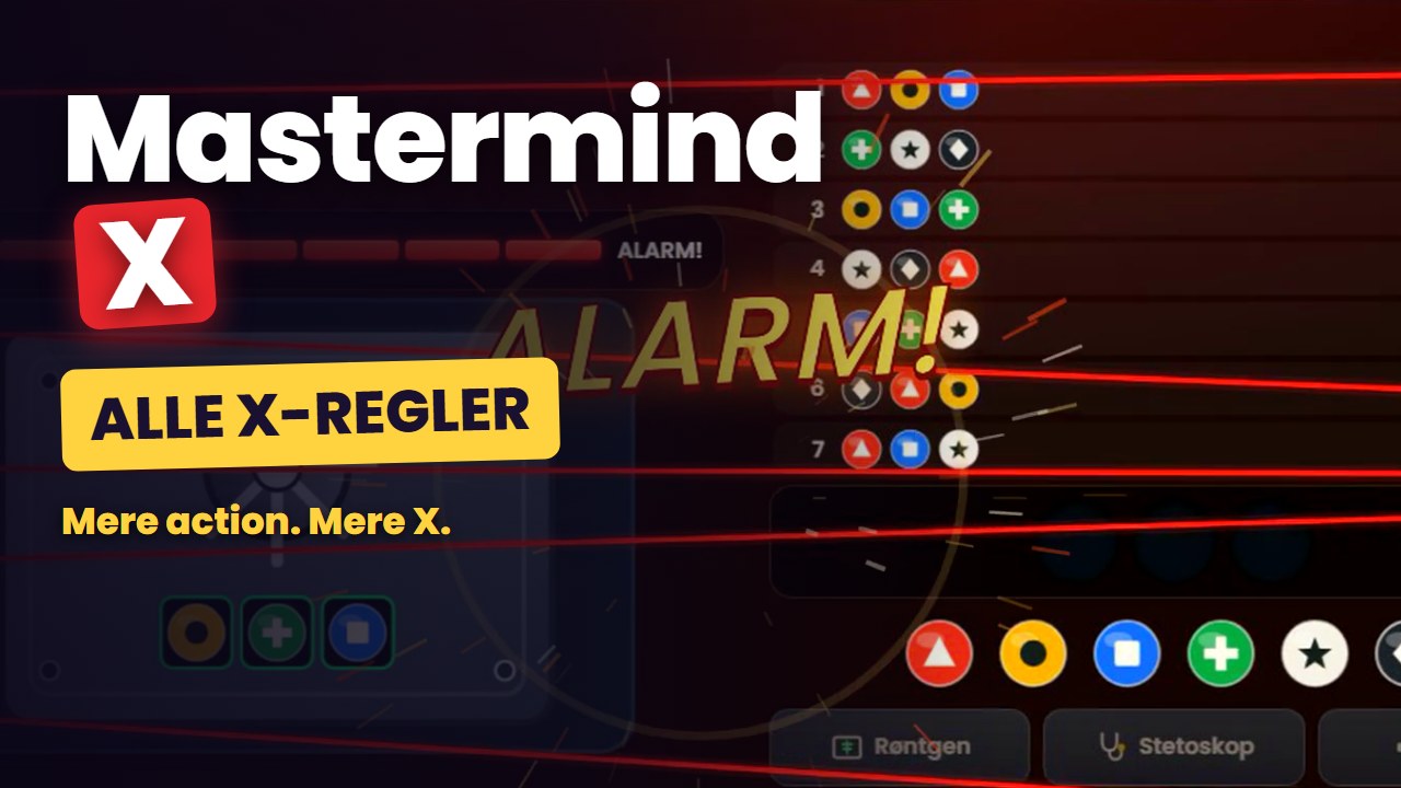 Mastermind X: knæk koden til pengeskabet, før alarmen går